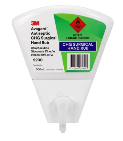 3M Avagard Antiseptic CHG Surgical Hand Rub 500mL