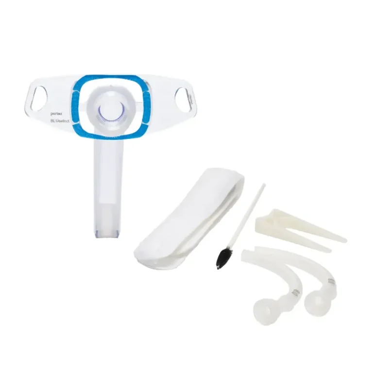 BLUselect Uncuffed Tracheostomy Tube Kit Tube