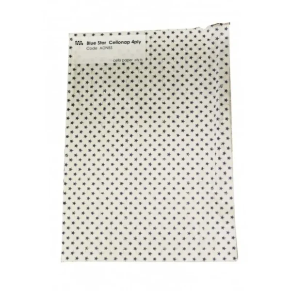 Cello Naps 4ply Dental Bibs Lined with Star 200 x 280mm