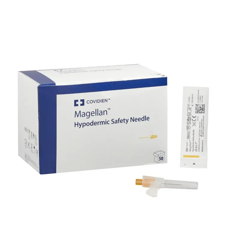 Covidien Magellan Hypodermic Safety Needles 23G x 1 Covidien Magellan Hypodermic Safety Needles 23G x 1"