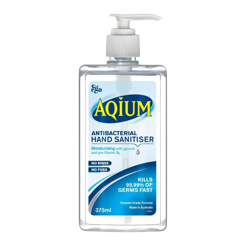 Ego Aqium Hand Sanitiser 375mL Ego Aqium Hand Sanitiser 375mL