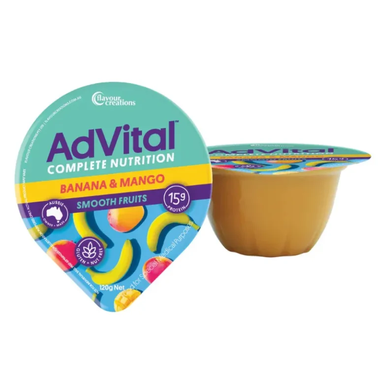 Flavour Creations AdVital Nutritionally Complete Smooth Fruits Banana and Mango 120g