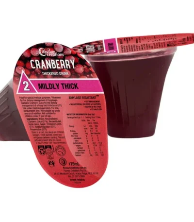 Flavour Creations Cranberry Drink 175mL Level 2 Mildly Thick