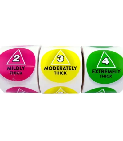 Flavour Creations IDDSI Level Stickers - Box of 1Roll