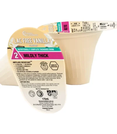 Flavour Creations Lactose Free Vanilla Thickened Supplement 175mL Box of 24 - All Types