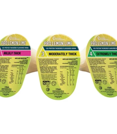 Flavour Creations Lemon Lime Flavoured 15g Protein Thickened Drink 175mL Box of 24 - All Types