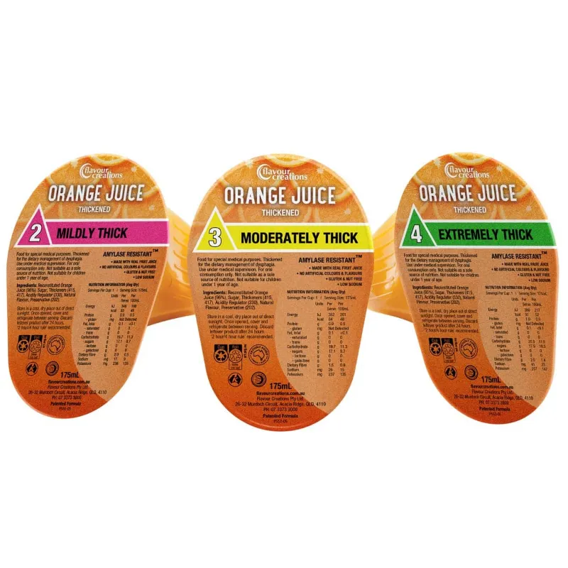 Flavour Creations Orange Juice Thickened 175mL Flavour Creations Orange Juice Thickened 175mL