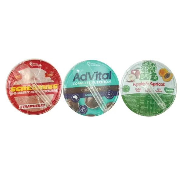 Flavour Creations Round Cup Lid (84mm) with Spoon