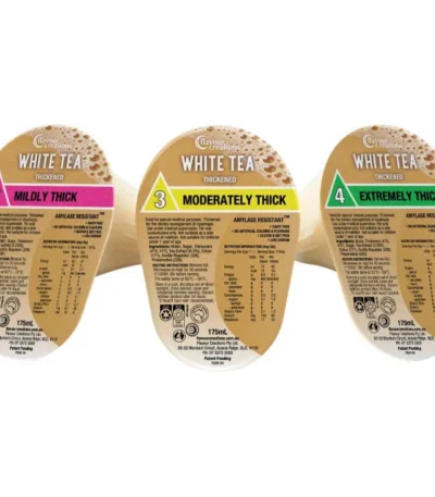 Flavour Creations White Tea Thickened Drink 175mL Box of 24 - All Types