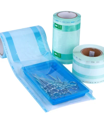Gusseted Disposables Sterilisation Pouch Reel Paper/ Film