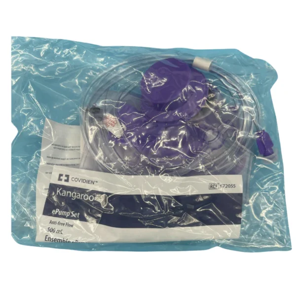 Kangaroo E Pump Feed Administration Set 500mL Cap Set