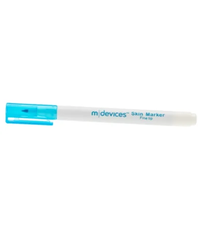Mdevices Surgical Marking Pen Fine tip with 0.5mm line width with a ruler. Sterilized