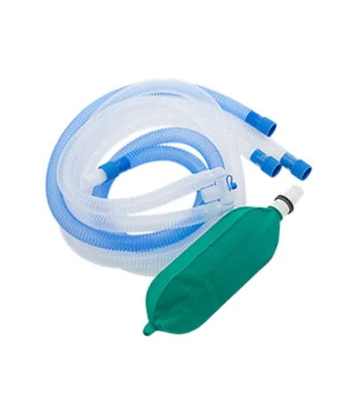 Mdevices standard corrugated circuit with swivel connector. 2 Litre Latex free Bag and Limb