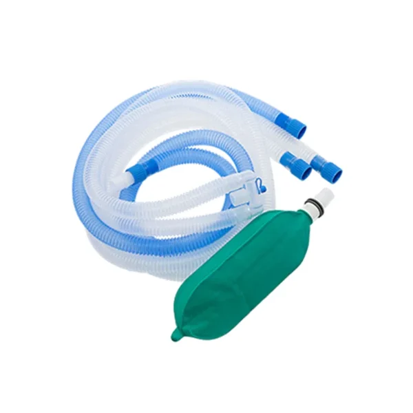 Mdevices standard corrugated circuit with swivel connector. 2 Litre Latex free Bag and Limb