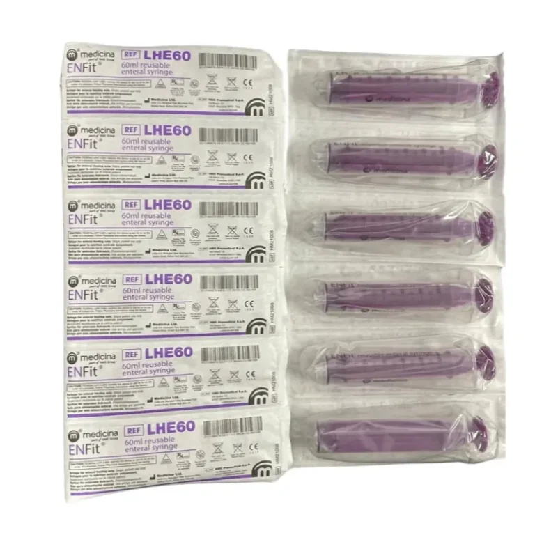 Medicina Syringe Enteral Enfit 60ml Purple Reusable Purple LHE60