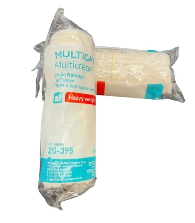 Multigate Multicrep Crepe Bandage All Cotton 15cmx4mtr (Stretched)