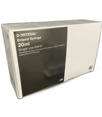 Nutricia ENFit Enteral Syringe, Single-Use/ Multi-Use, 10mL, 20mL, 60mL