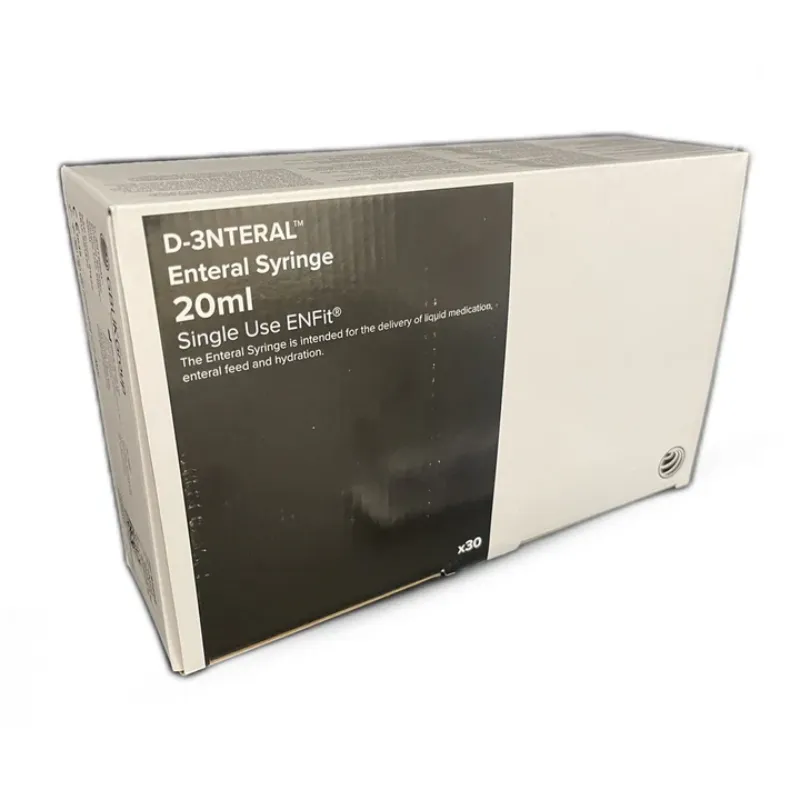 Nutricia ENFit Enteral Syringe, Single-Use Multi-Use, 10mL, 20mL, 60mL Nutricia ENFit Enteral Syringe, Single-Use/ Multi-Use, 10mL, 20mL, 60mL