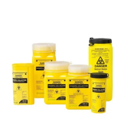 Terumo Sharps Container yellow screw top Bin Disposal Needle Waste 750 mL - Each