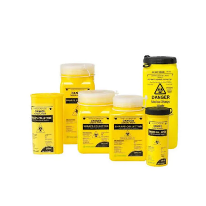 Terumo Sharps Container yellow screw top Bin Disposal Needle Waste 750 mL - Each Terumo Sharps Container yellow screw top Bin Disposal Needle Waste 750 mL - Each