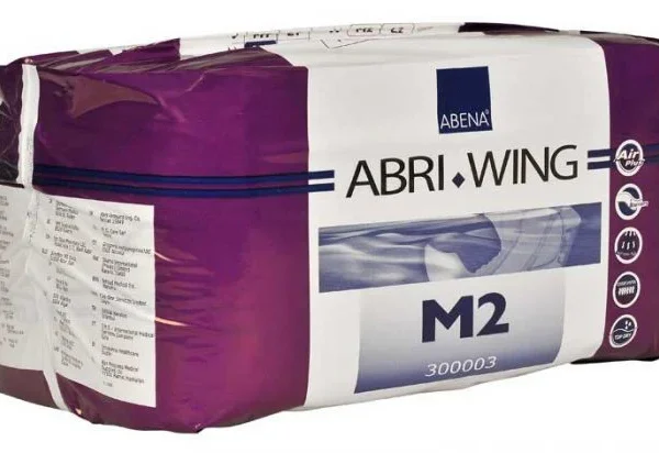 Abena Abri-wing M2 Medium Waist 70-110cm Unisex 1534ml Blue (14 Units / Box) Sa300003 - Box of 4