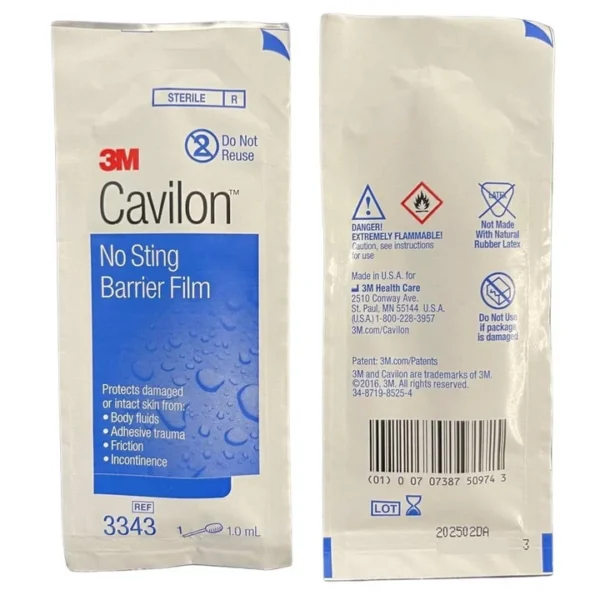 3M Cavilon No Sting Barrier Film Foam Applicator 1mL (3343)