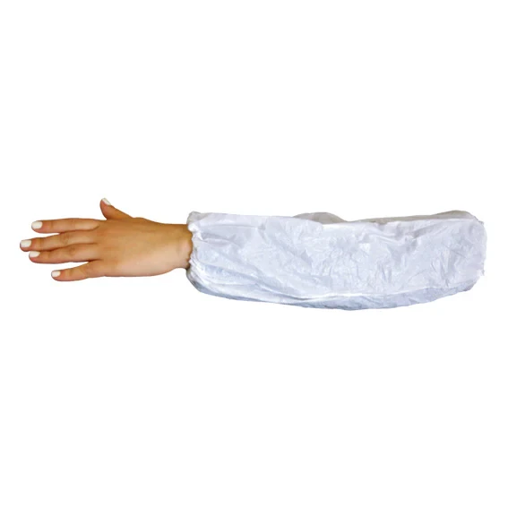 2026-03-01-69a3dc6f8ab1f-1.webp Sleeve Protectors, 40 x 20cm, Recyclable Polyethylene, White, 100 per Bag - Image 1