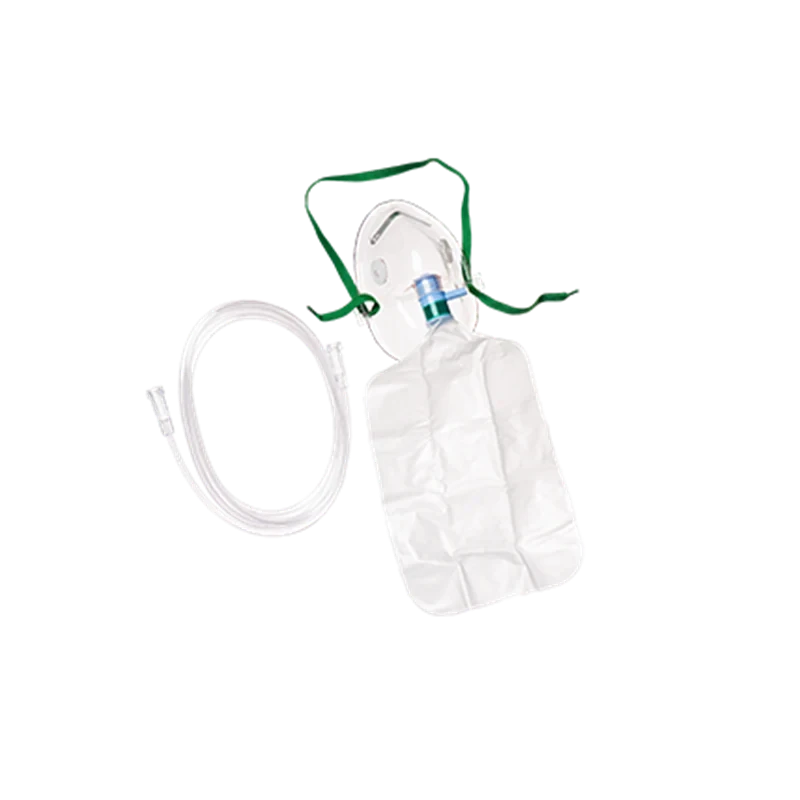 2026-03-12-69b1bf4a871b6-1.webp Mdevices Oxygen Mask with Reservoir Bag -Non-Rebreathing - Elongated Shape -2.1m Tubing -Adult, Box of 50 (AN062003NS) - Image 1