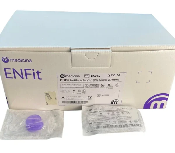 Medicina ENFit Medicine Bottle Adapter Purple - All Sizes