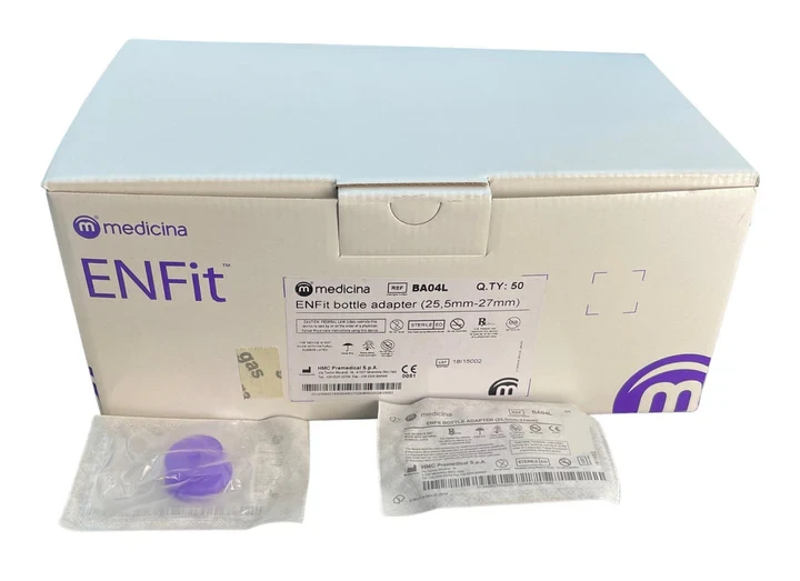 2026-03-14-69b47e0890d54.webp Medicina ENFit Medicine Bottle Adapter Purple - All Sizes - Image 1