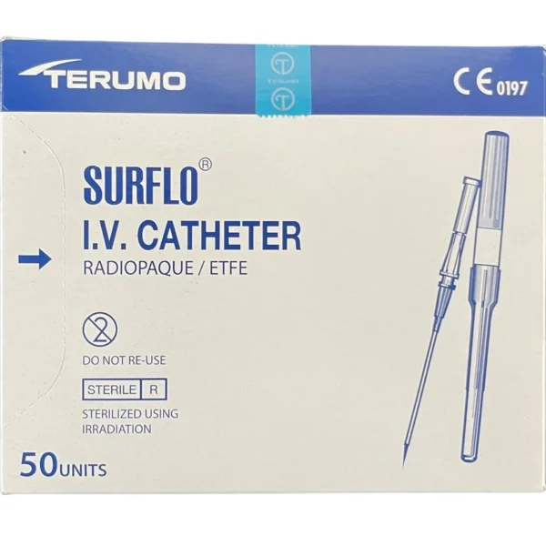 Terumo Surflo IV Cannula Catheters 14G to 24G _ 50pcs/Box