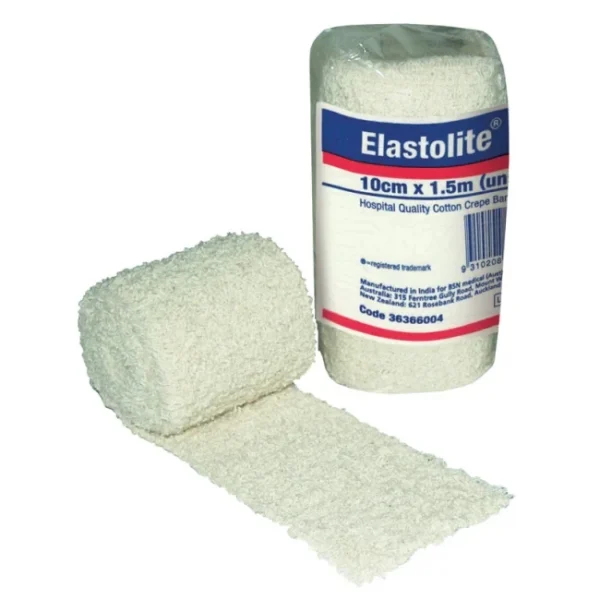 BSN Elastolite Crepe Bandage 10cm x 1.5mtr - 4m stretched (72092-26)