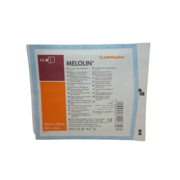 Smith & Nephew Melolin Low-Adherent Dressing 10cmx10cm Non Adhesive (66974941)