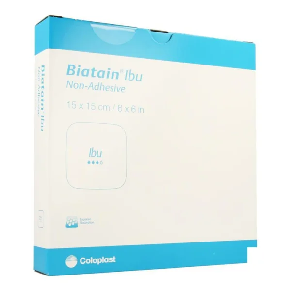 Coloplast Biatain IBU Non-Adhesive Foam Dressing - All Sizes