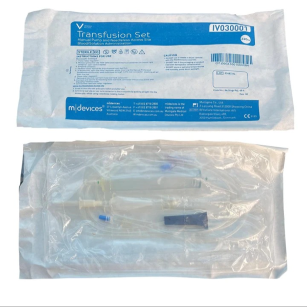 MDevices Transfusion Pump Set, Box of 50 - All Sizes