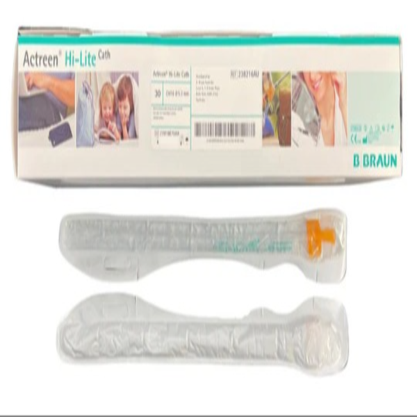 B. Braun Actreen Hi-Lite Catheter Nelaton Male 41cm, Sterile - All Sizes