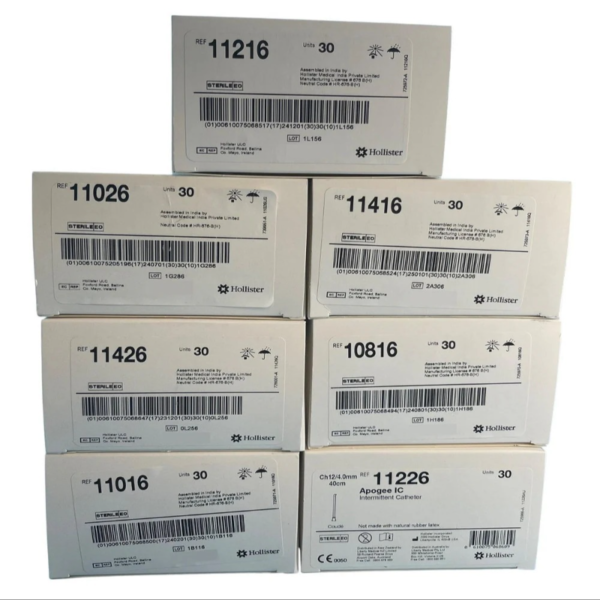 Hollister Apogee Nelaton Intermittent Catheter IC - All Sizes