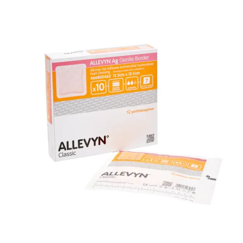 2737_source_1652382508 Smith & Nephew Allevyn Ag Gentle Border Dressing - All Sizes - Image 1