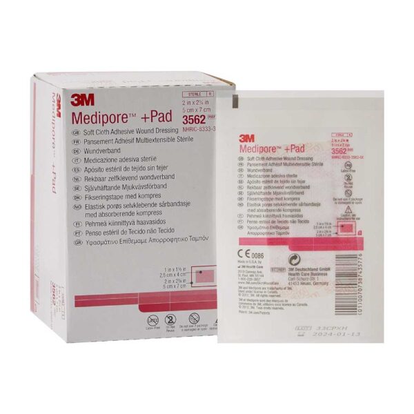 3M Medipore +Pad Soft Cloth Adhesive Wound Dressing - All Sizes