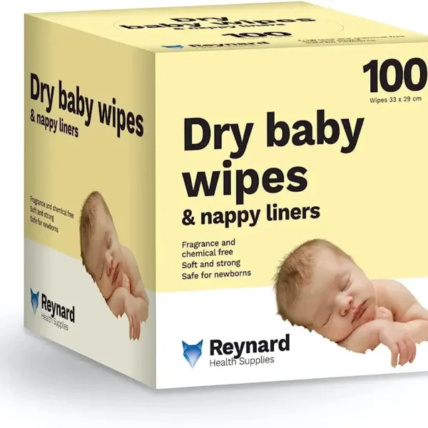 Reynard™ Dry Baby Wipes - Carton of 1200