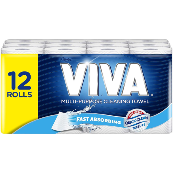 VIVA Paper Towels 12 Count (4x3 Rolls)