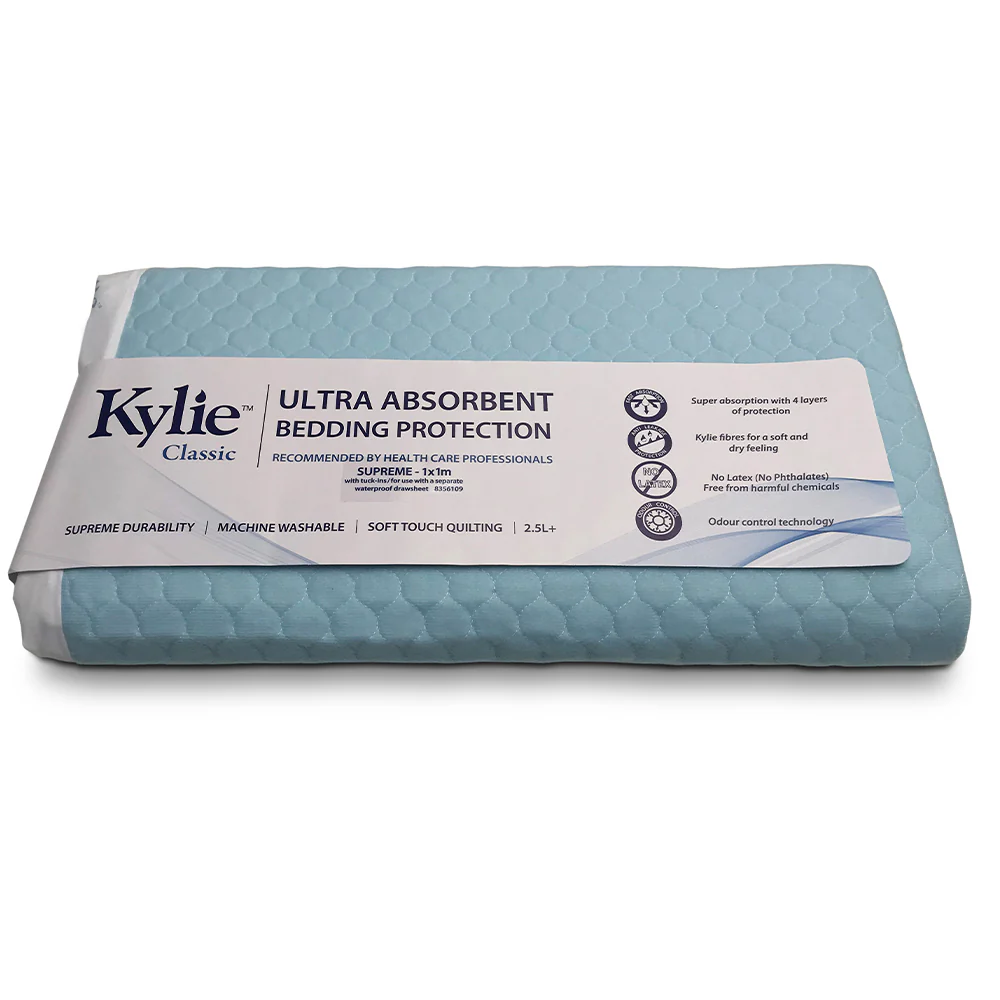 8356109C-updated Kylie Supreme Bed Pad 1x1m 2500mL With Tuckins, EACH (8356109C) - Image 1