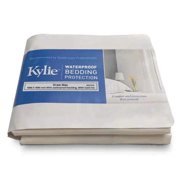 Kylie Draw Mac Tuck-Ins With Waterproof Backing 100x100cm, Box of 1 (8357015C)