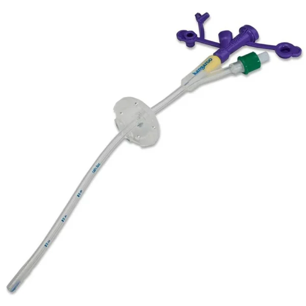 Kangaroo Gastrostomy Feeding Tubes with Y-Ports with Safe Enteral Connections, 20 mL, Box of 5 (26CH - 28CH)