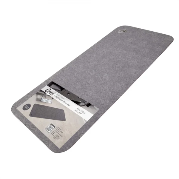Conni Anti Slip Absorbent Floor Mat 60x150cm, Long Runner, Each (Grey / Pebble)