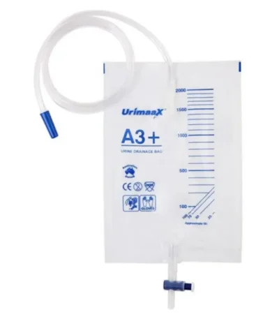 Aaxis Drain Night Bag A3 2000mL Non Sterile 120Cm Tube T-Tap