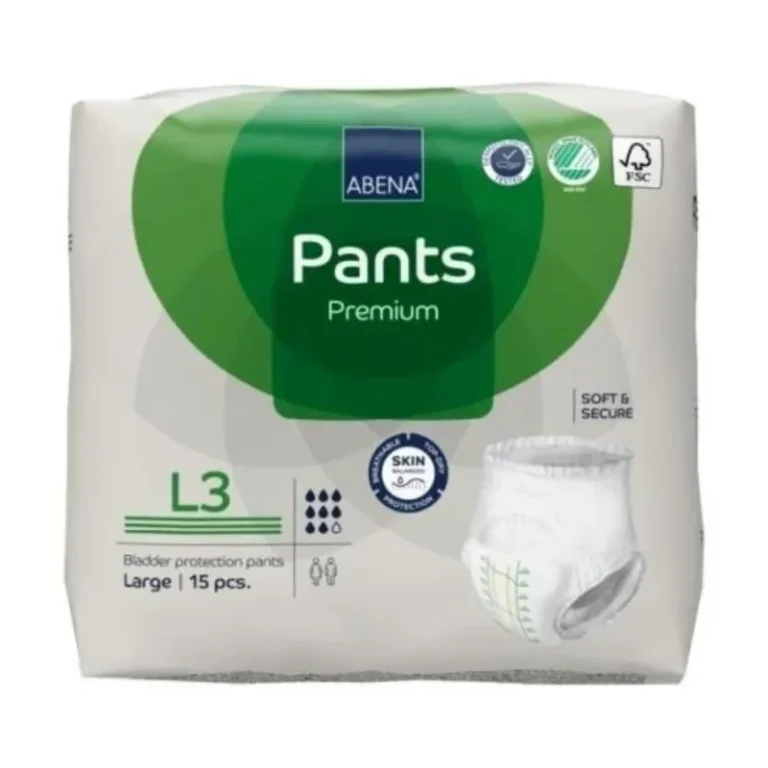 Abena Pants L3 Large Waist 100 140cm Unisex 2400ml