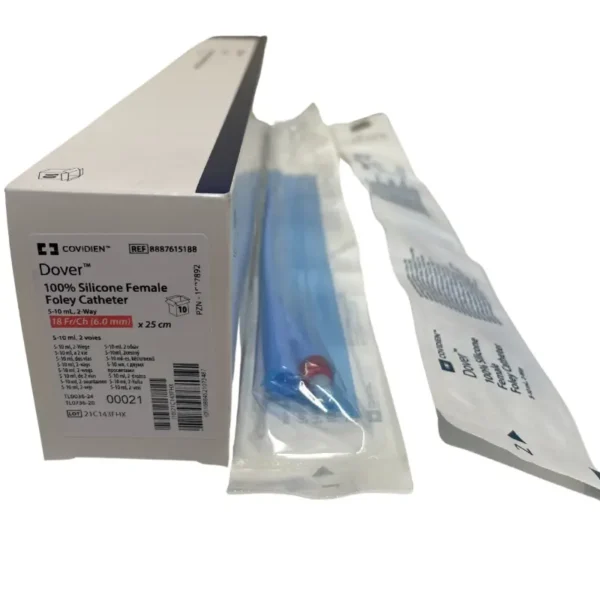 Argyle Catheter 18G Female 5Cc Foley 2-Way Round Silicone 23Cm 2-Way