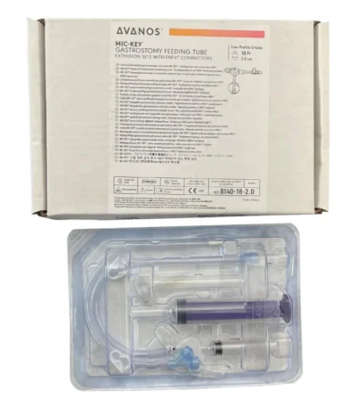 Avanos Mic-Key 14Fr Low-Profile Balloon Button Gastrostomy Feeding Tube