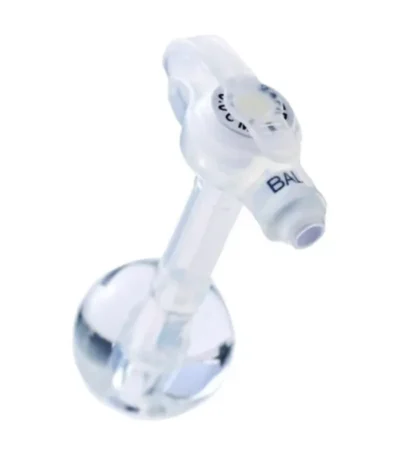 Avanos Mic-Key 24Fr Low-Profile Balloon Button Gastrostomy Feeding Tube